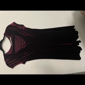 Velvet Maroon Dress